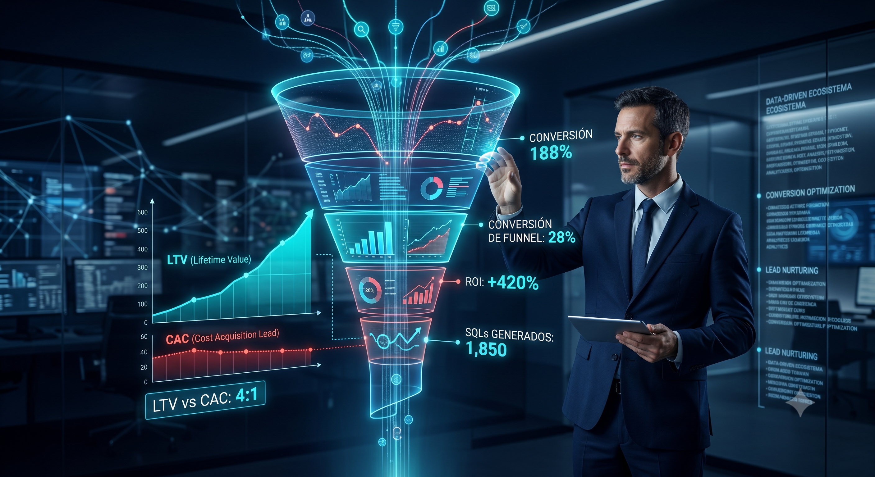 Marketing Digital Estratégico: Conversión, Embudos y Analítica
